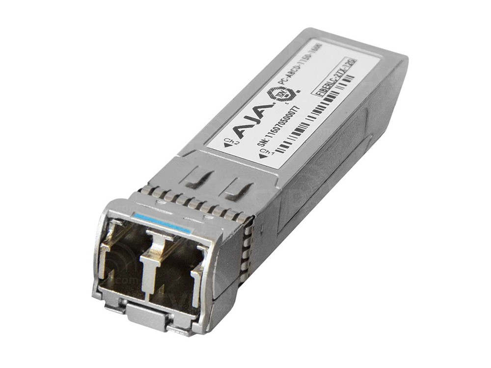 FiberLC-2TX-12G SFP 12G/6G-SDI Dual Fiber LC Transmitter Single Mode by AJA