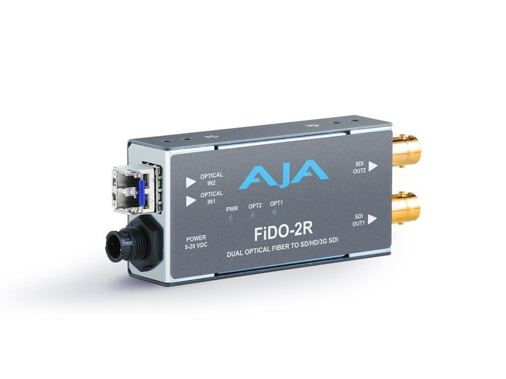 FiDO-2R Dual channel LC Fiber to SDI Extender (Receiver) up to 10km by AJA