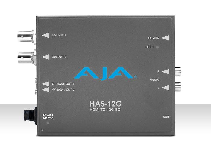 HA5-12G HDMI 2.0 to 12G-SDI Converter by AJA