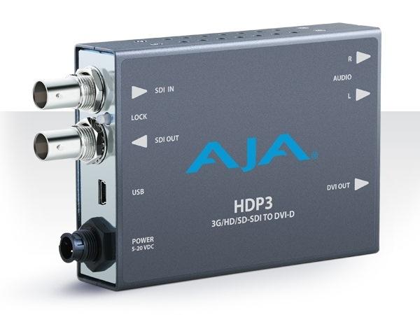 HDP3 3G-SDI to DVI-D and Audio Converter by AJA
