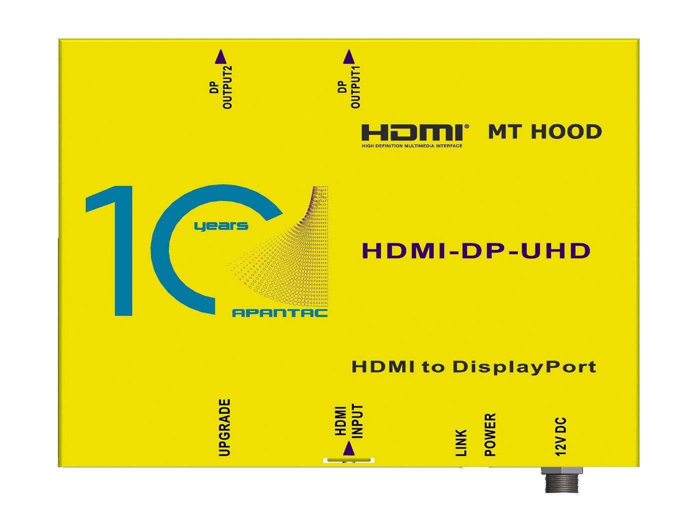HDM-DP-UHD HDMI 2.0 to DP 1.2 Converter by Apantac