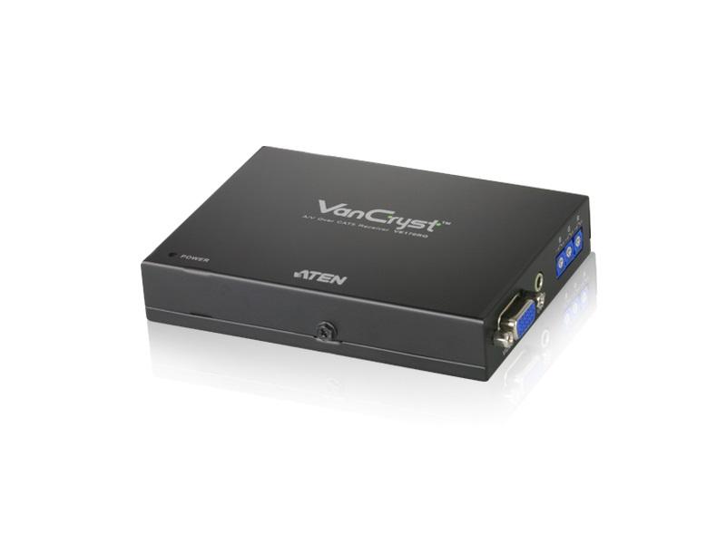 VE170RQ VGA/Audio Cat 5 Extender (Receiver) with Deskew (1280 x 1024 300m) by Aten