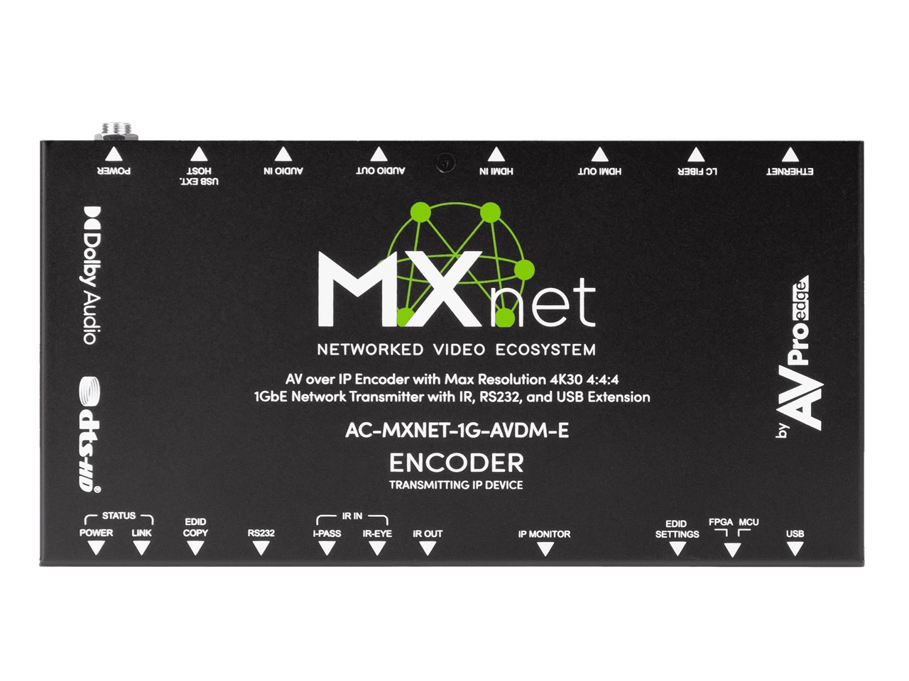AC-MXNET-1G-AVDM-E MXNet 1G Downmixing Encoder by AVPro Edge