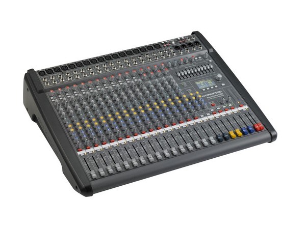 DC-PM1600-3-UNIV 16 Channel Powered Mixer (12 x Mic/Line/4 x Mic/Stereo-Line) by Dynacord