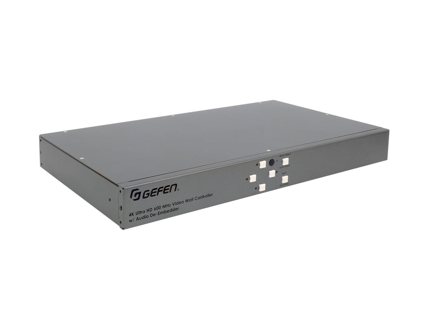 EXT-UHD600A-VWC-14 4K Ultra HD 600 MHz 1x4 Video Wall Controller with Audio De-Embedder by Gefen