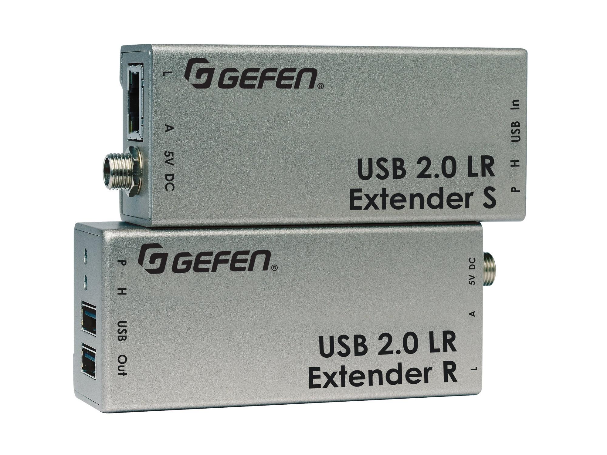 EXT-USB2.0-LR USB 2.0 Extender (Receiver/Sender) Kit by Gefen
