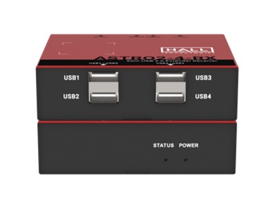 HT-ASTRO2-4 4-Port USB 2.0 Extender/50m by Hall Technologies