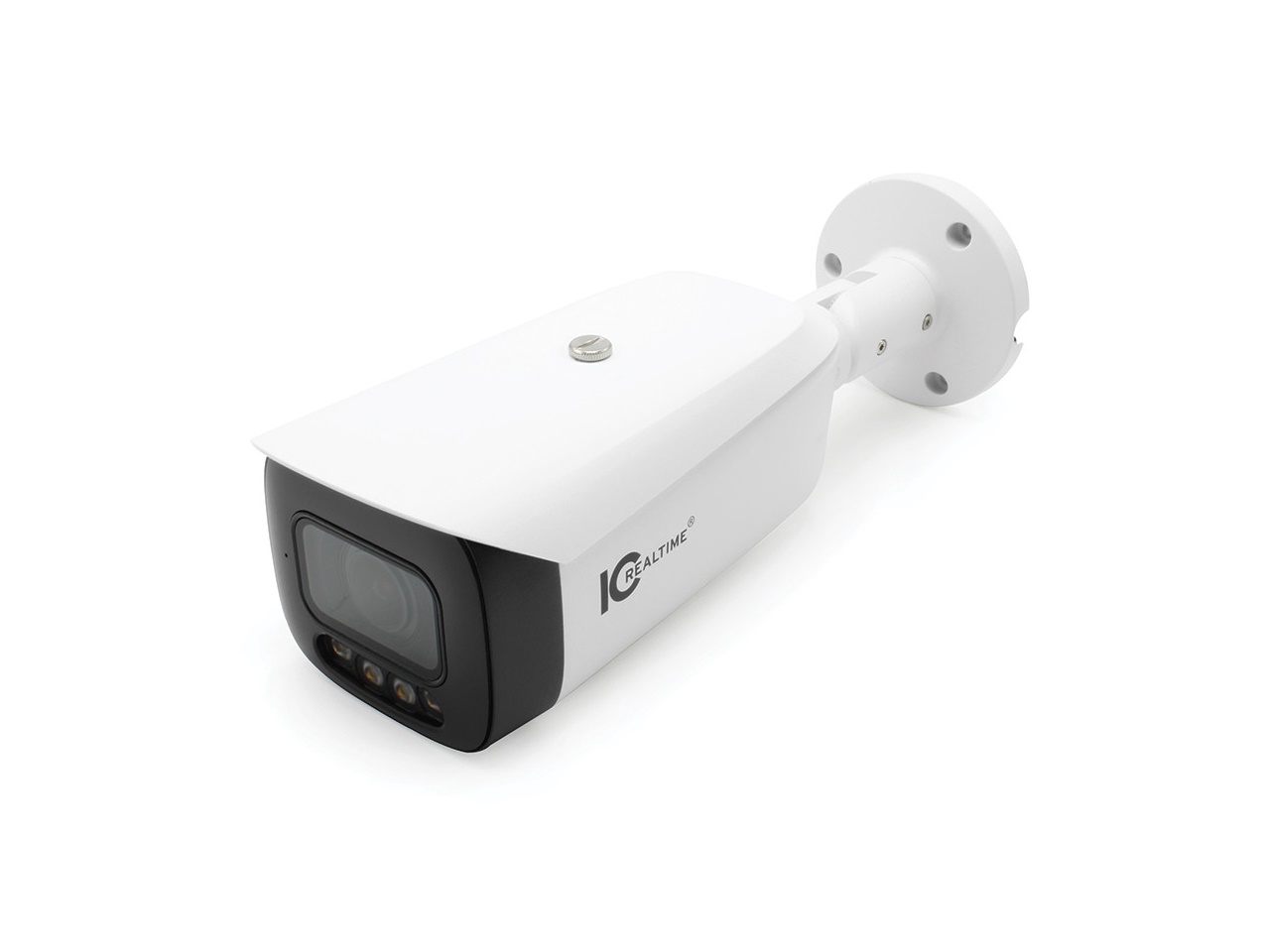 IPEL-B40V-W1-LED 4MP IP Indoor/Outdoor Bullet Camera/Motorized Varifocal 2.7-12mm Lens/131ft LED/POE Capable by ICRealtime