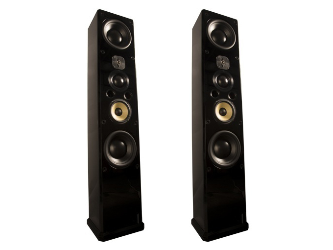 ID1 6.5 inch 3-Way/4-Way Speaker with Dual 10 inch Subwoofers/Pair by Induction Dynamics