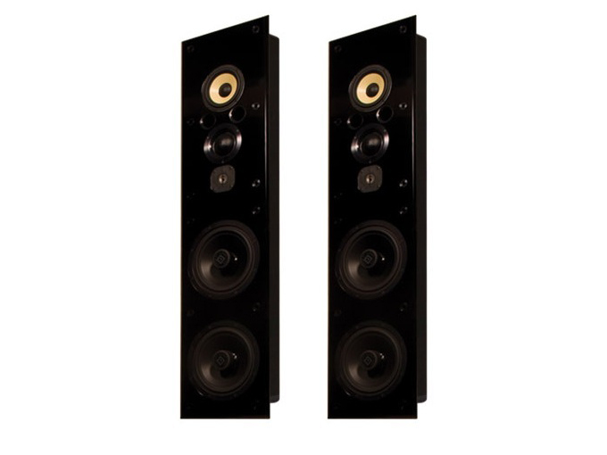 ID1.iw 6.5 inch 4-Way In-Wall Speaker with Dual 10 inch Subwoofers/Pair by Induction Dynamics