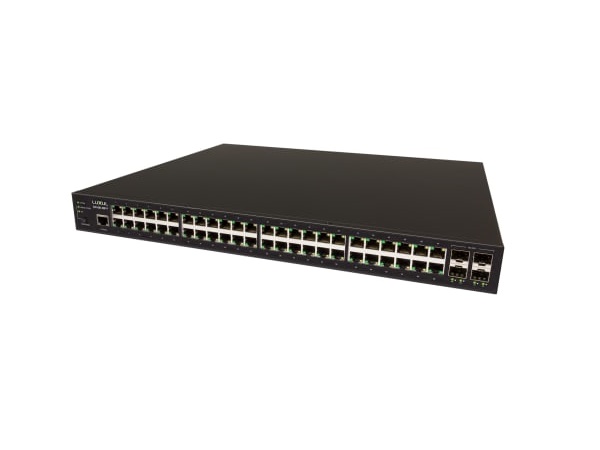 SW-610-48P-F 48-Port Gb PoE  L2 L3 Managed Switch with 4 SFP  by Luxul