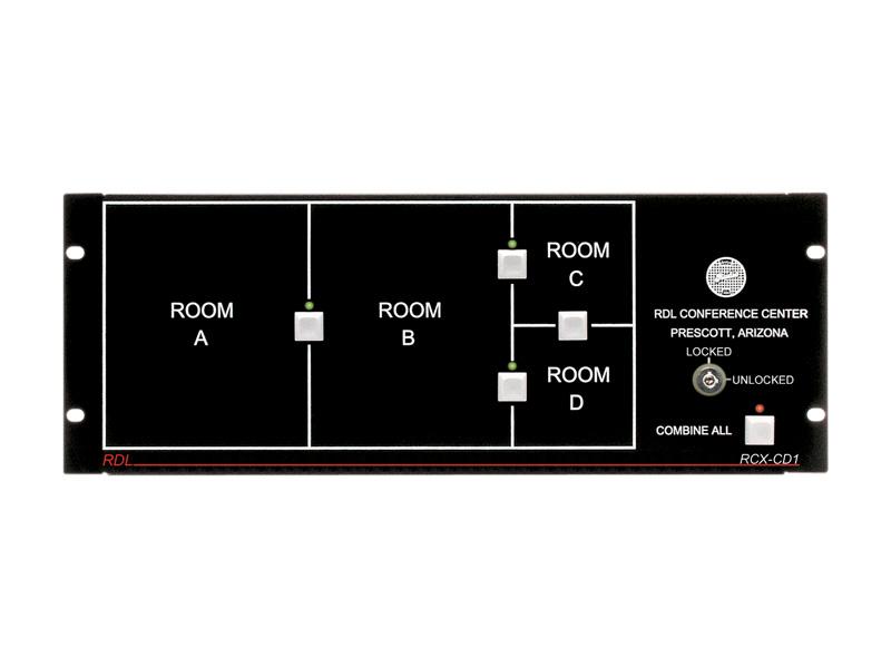 RCX-CD1L Remote Control for RCX-5C Room Combiner with key lock by RDL