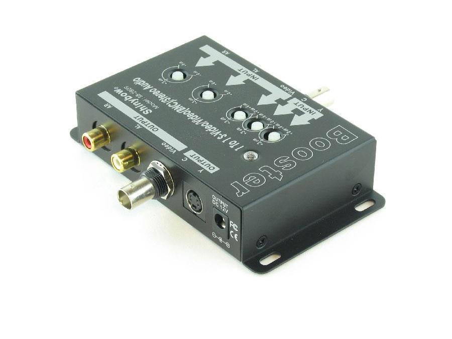SB-2809 1in-1out S-Video/Video(BNC)/Audio Booster by Shinybow