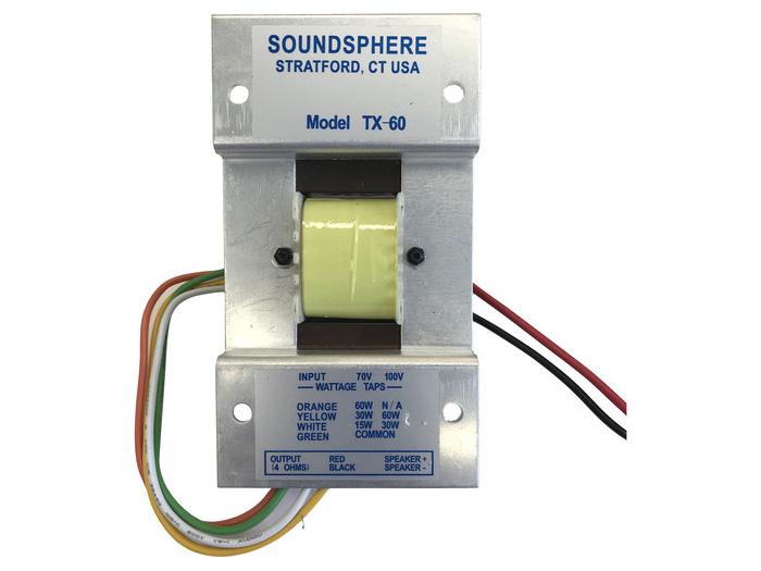 SS-TX60 60 Watt Transformer For 110 Page by Soundsphere