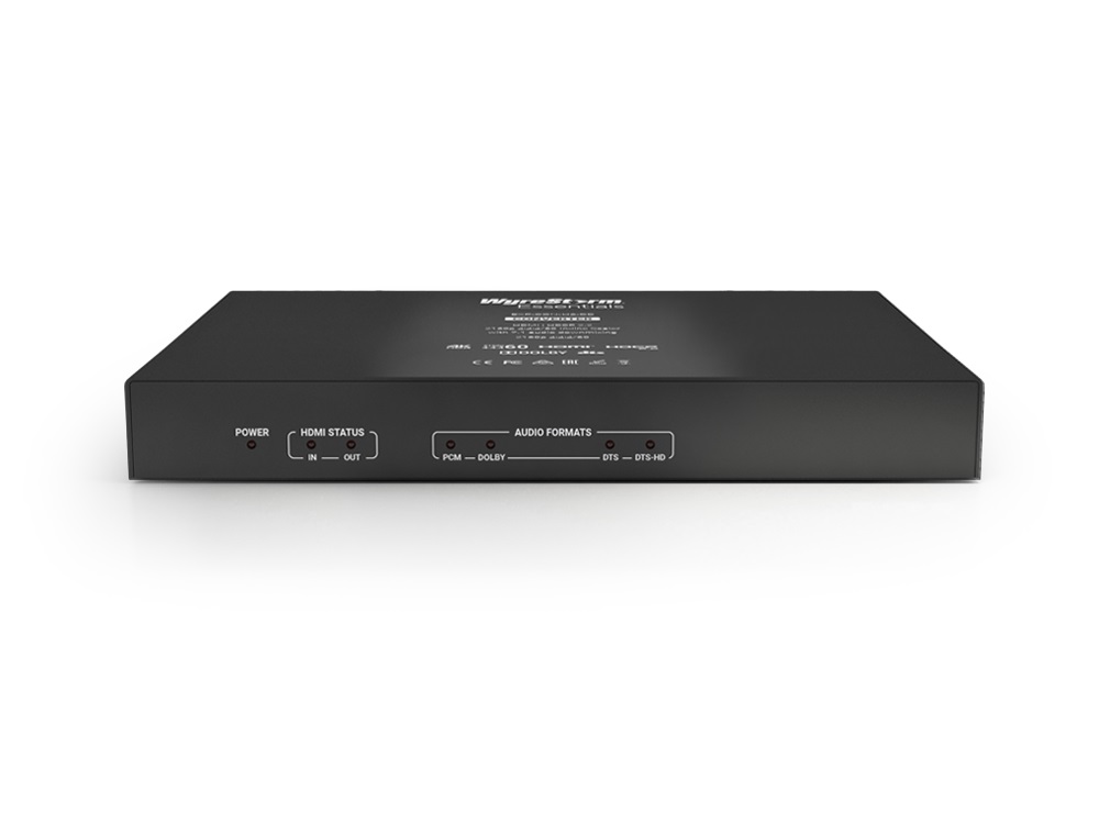 EXP-CON-H2-DD 4K/UHD In-Line HDMI Scaler with Dolby TrueHD/DTS-HD Audio Downmixing by WyreStorm