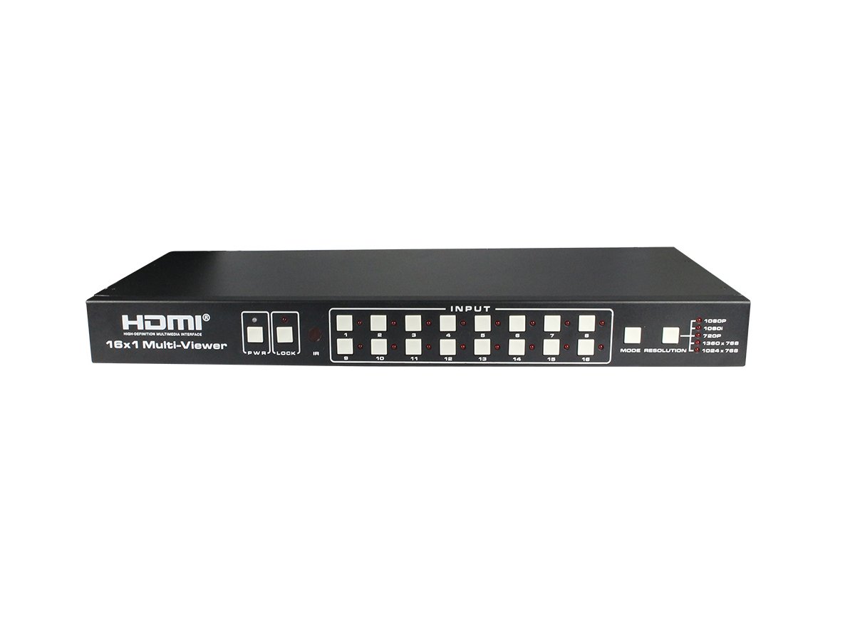 ANI-16-MV 16x1 HDMI 1.3 Multi-Viewer with Seamless Switcher by A-NeuVideo