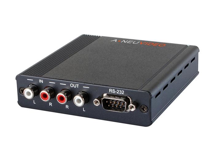ANI-23TCDRX Analog Stereo Audio 985ft (300M) and RS-232 over CAT5e/6/7 Extender (Receiver) by A-NeuVideo