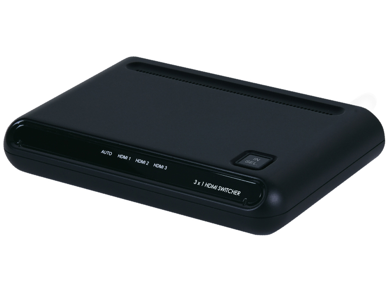 ANI-3AUTOHDMI 3x1 4K60 UHD HDMI Switcher with Auto Source Switch by A-NeuVideo
