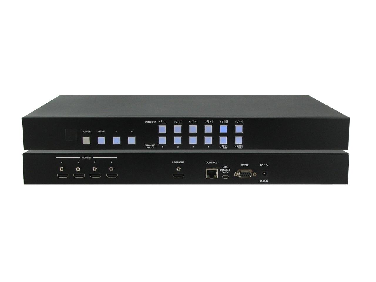 ANI-QUAD-GRPHX 4x1 HDMI SEAMLESS QUAD PiP/PoP SCALER by A-NeuVideo