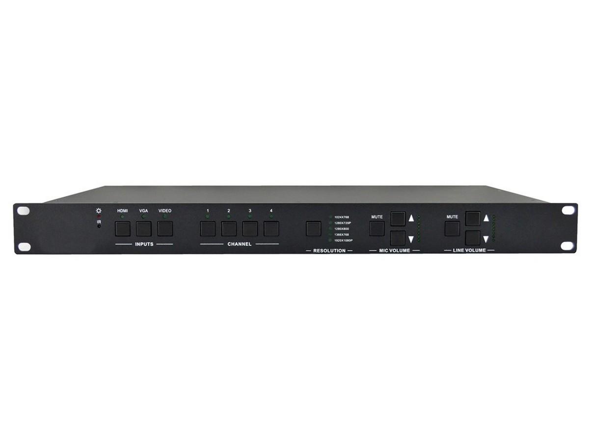 ANI-1201HD 12 Input Multi Format Presentation Video Switcher with HDBASE-T/VGA/HDMI Outputs by A-NeuVideo