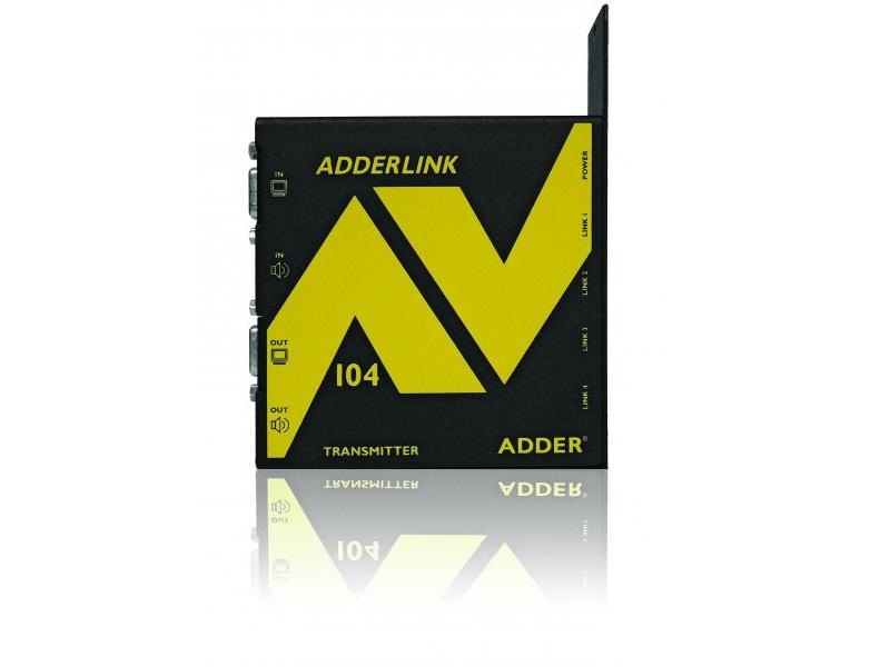 ALAV104T-US Quad Full HD VGA Digital Signage Extender (Transmitter) with Audio by Adder