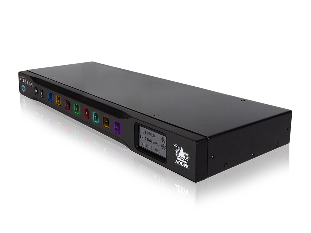 AVS-4128 ADDERView Secure 8 Port DP\HDMI Flexi-Switch by Adder