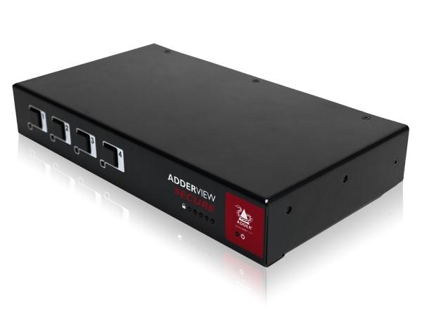 AVSV1004-US AdderView 4port Ultra Secure Analog KVM/USB Switcher by Adder