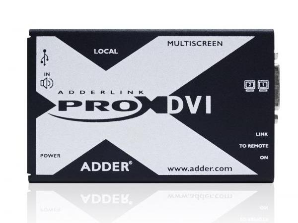 X-DVIPRO-MS2-US Dual Head DVI/Audio and 4-port USB CATx Extender by Adder