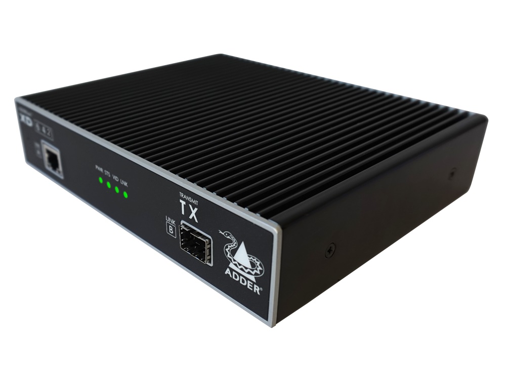 XD642P-DP-US High-Resolution Dual-Head KVM Extender (Ultra-High Definition 4K60 Video/USB2.0/Audio) by Adder