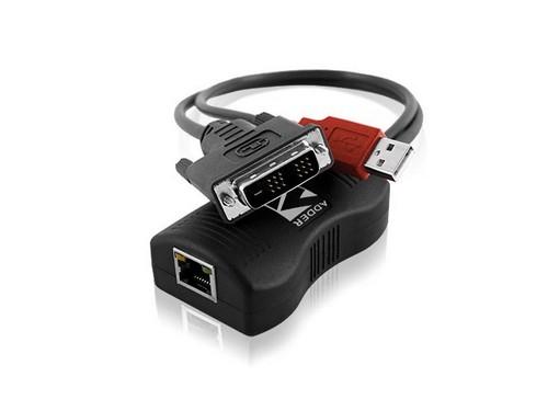 ALDV120P Line powered DVI digital video extender over a single cable by Adder