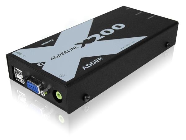 X200AS/R-US KVM/USB Extender (Receiver) with Audio and Speaker connectors up to 300m/1000ft by Adder