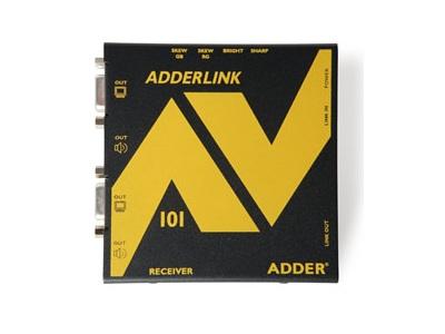 ALAV101R-US VGA Digital Signage Extender (Receiver) with Audio/Skew/Cascade Port by Adder