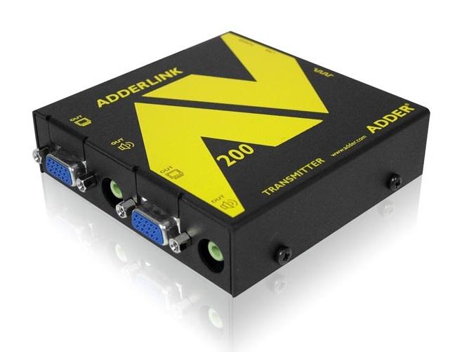 ALAV200T-US Full HD VGA Digital Dignage Extender (Transmitter) with RS232/Audio by Adder