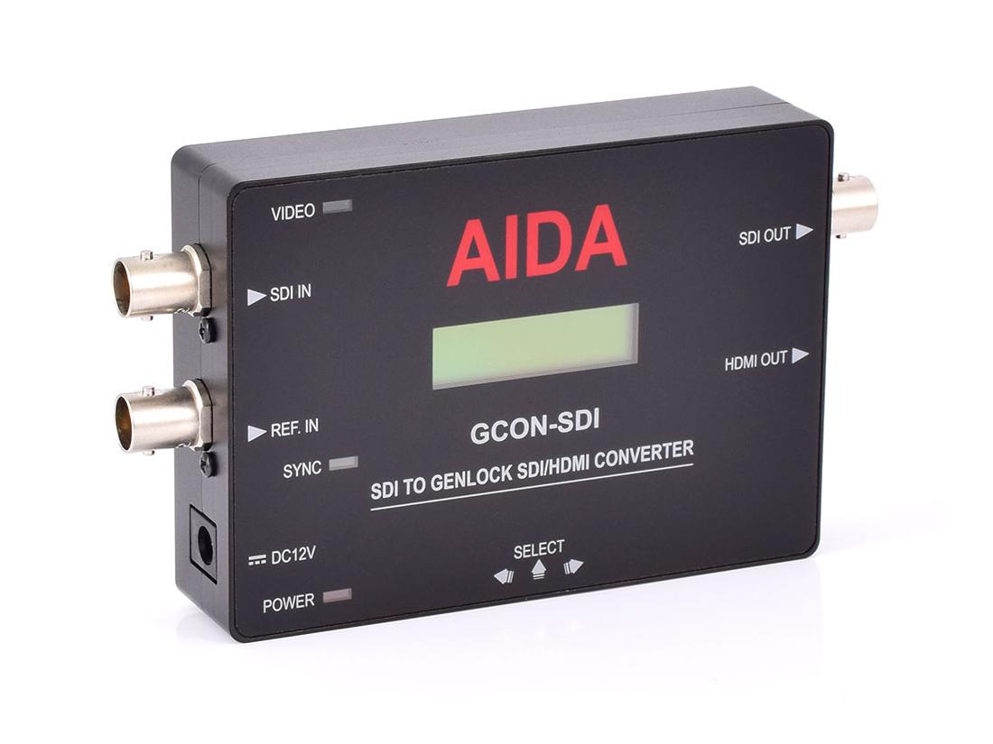 GCON-SDI SDI to Genlock SDI/HDMI Converter with Active Loop Out by Aida