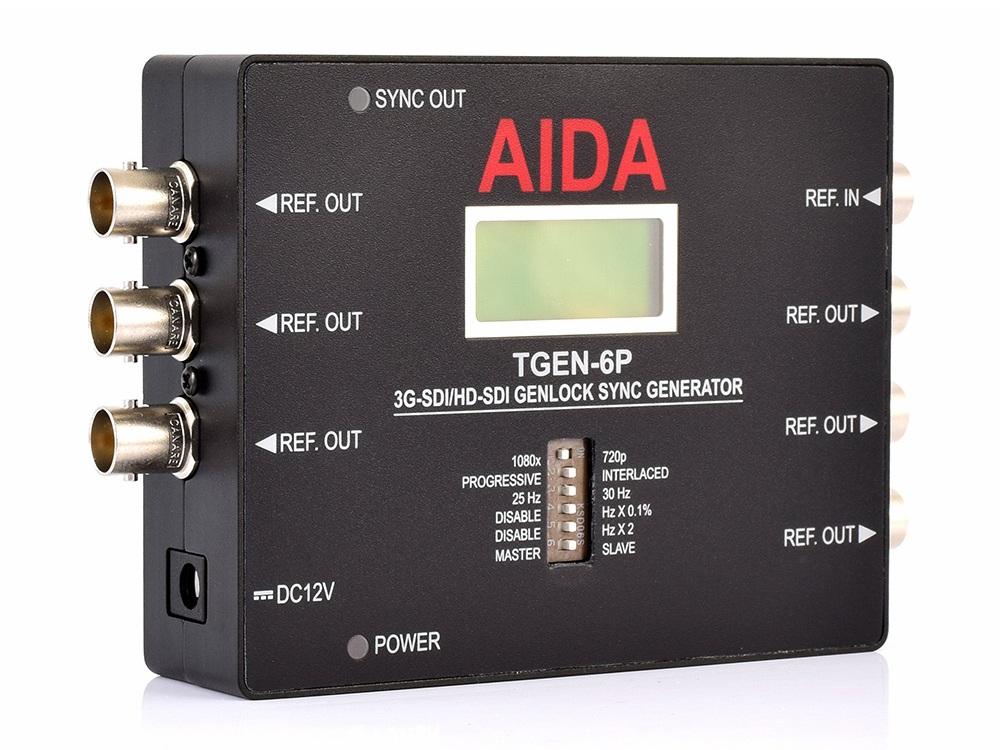 TGEN-6P 3G-SDI/HD-SDI Tri-Level Genlock Sync Generator by Aida