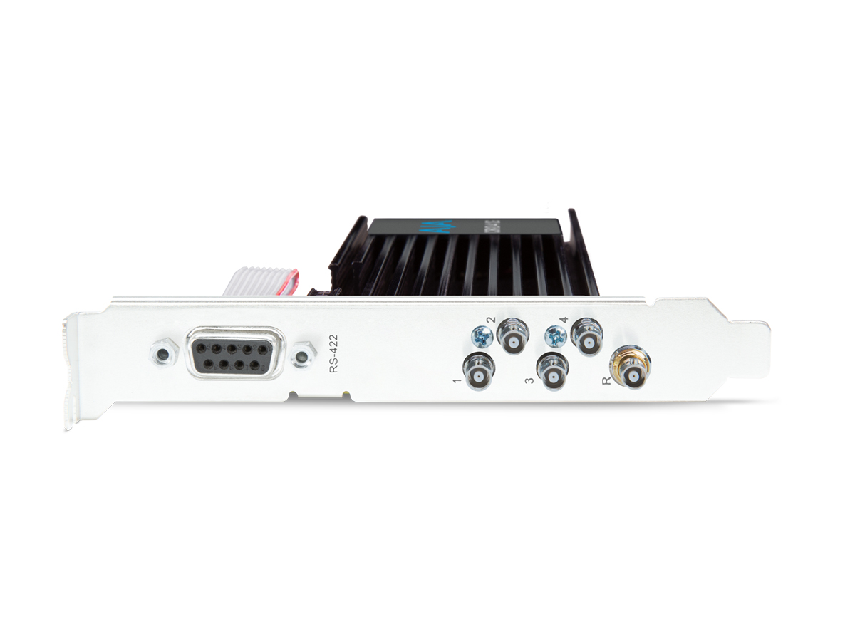 Corvid 44 12G T NC Fanless 8K 4-Ch 12G-SDI Compact 8-Line PCIe 3.0 I/O Card/Passive Cooling/HD-BNC (no cables included) by AJA
