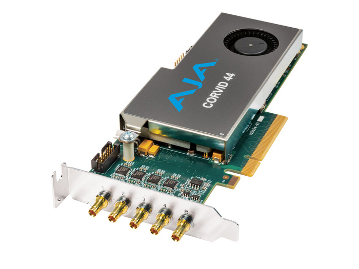 Corvid 44-S-NC1 Low-profile 8-lane PCIe Card w 4 x SDI I/O (no cable included) by AJA