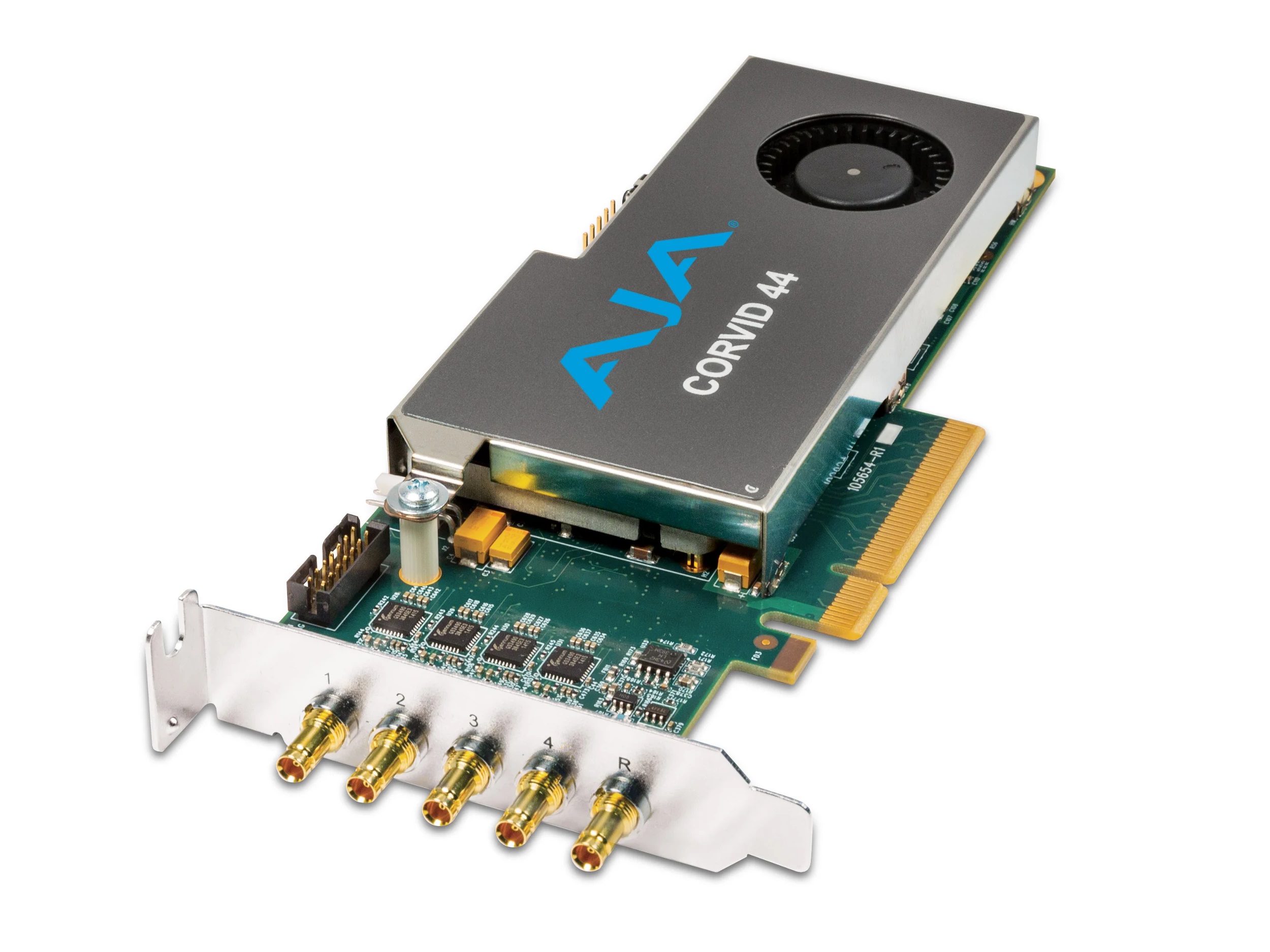 CRV44-S-NC1 Low-Profile 8-Lane PCIe/4x SDI Independently Configurable (No Cable) by AJA