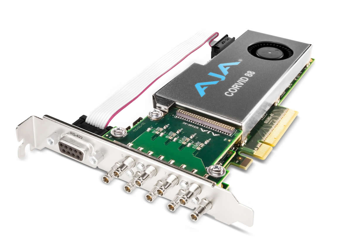 AJA CRV88-9-S-NC1 Low-Profile PCIe/8-In/8-Out/3G-SDI I/O