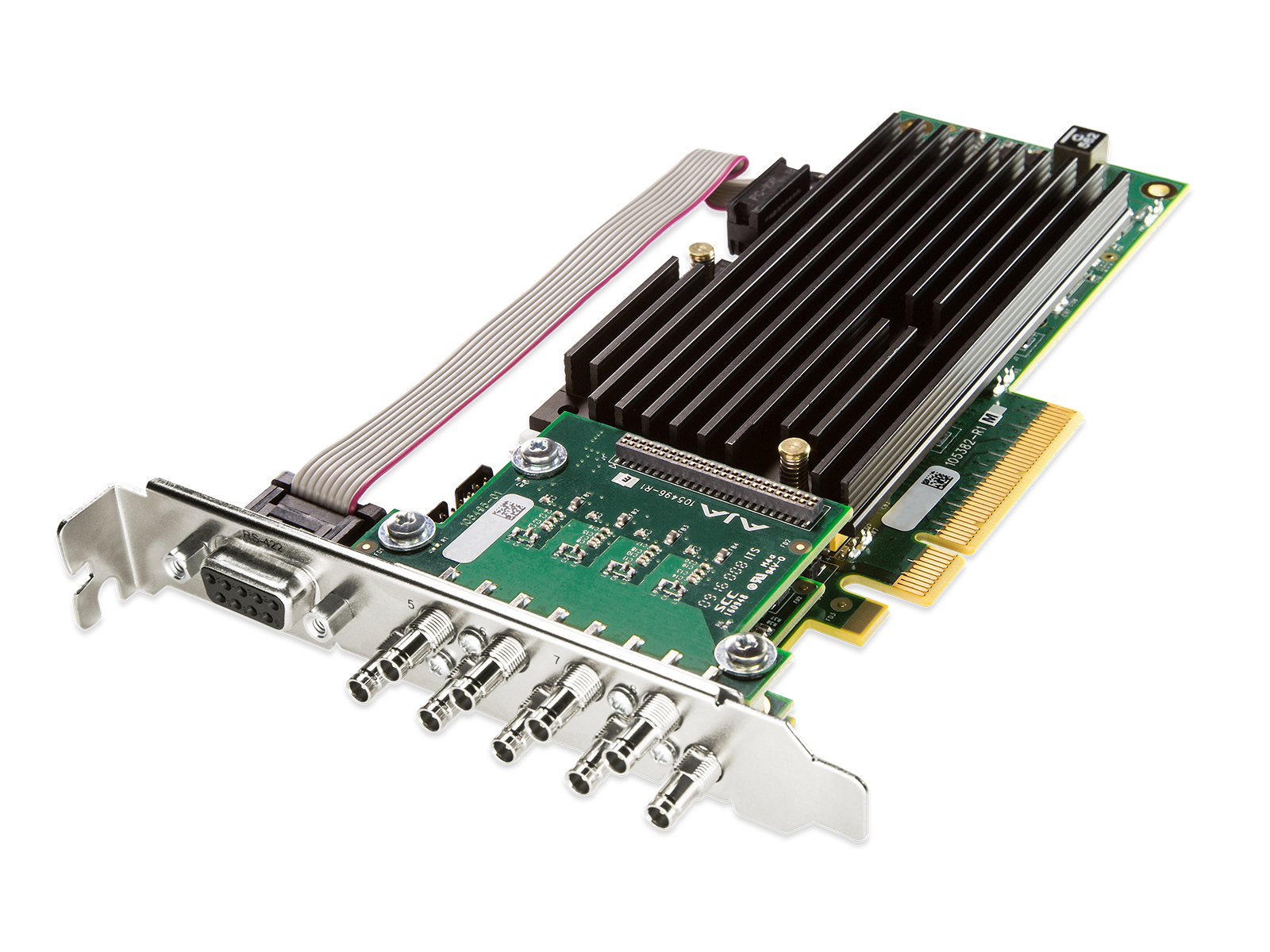 CRV88-9-T-NCF Corvid 88 with Standard Profile PCIe Bracket and Passive Heat Sink/No Cables by AJA