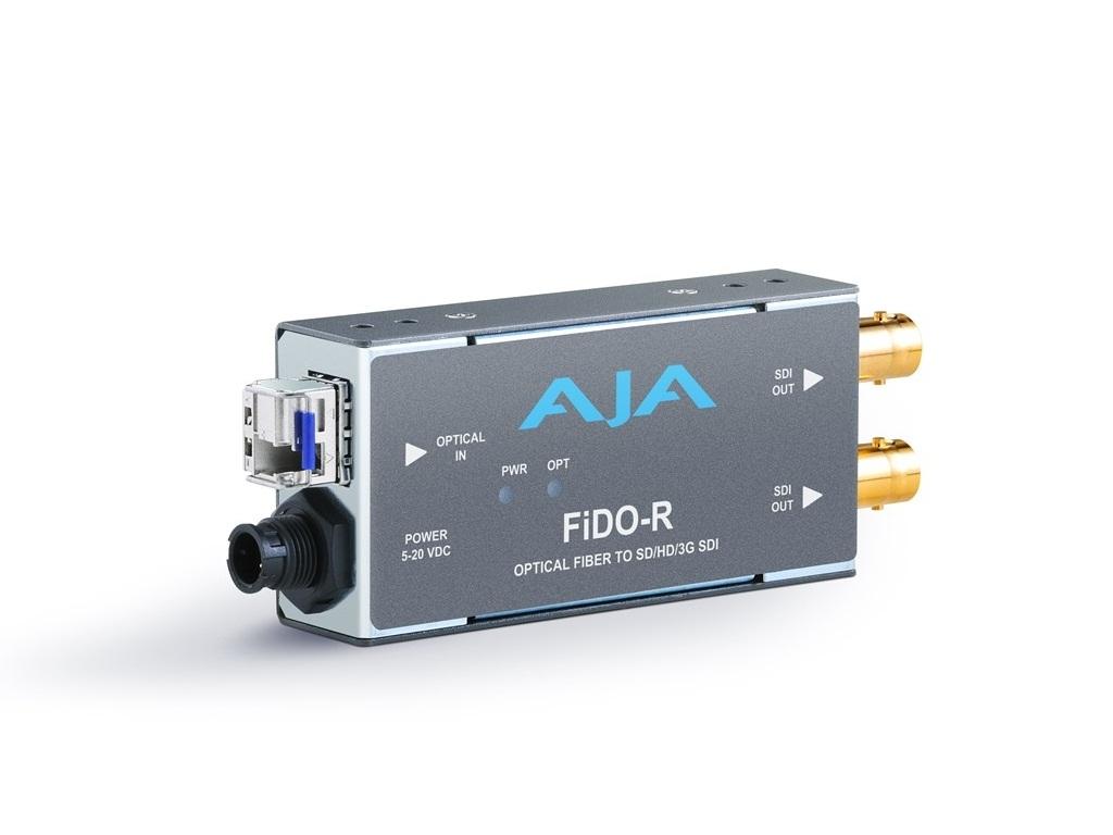 FiDO-R Single channel LC Fiber to SDI Extender (Transmitter) dual SDI outputs up to 10km by AJA