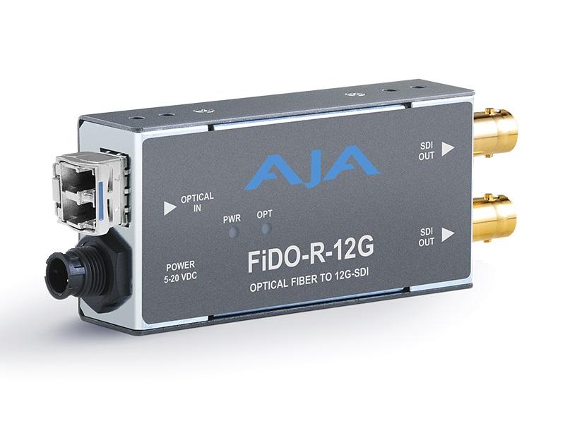 FiDO-R-12G 1-Channel Single-Mode LC Fiber to 12G-SDI Extender (Receiver) by AJA