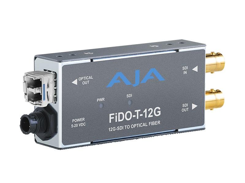 FiDO-T-12G 1-Channel 12G-SDI to Single-Mode LC Fiber Extender (Transmitter) by AJA