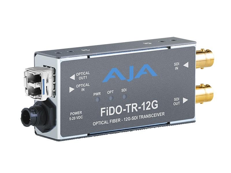 FiDO-TR-12G 1-Channel 12G-SDI/LC Single-Mode LC Fiber Transceiver by AJA
