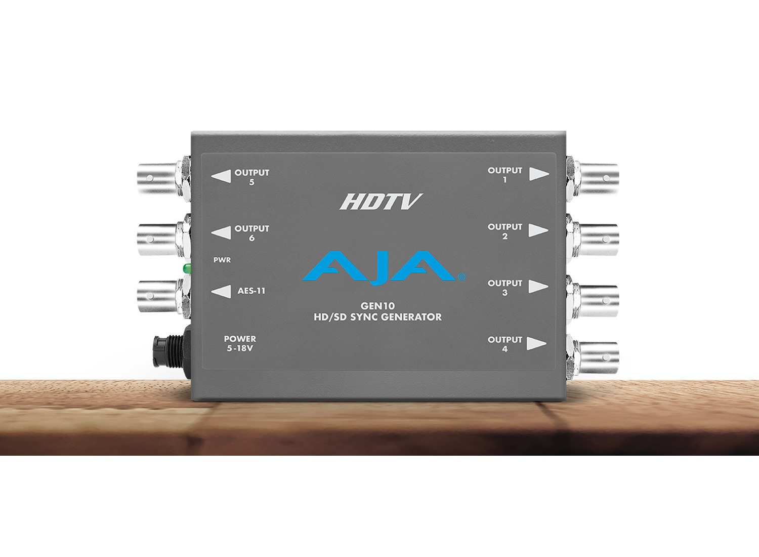 AJA GEN10-R1 HD/SD Sync Generator 7 Outputs AES-11