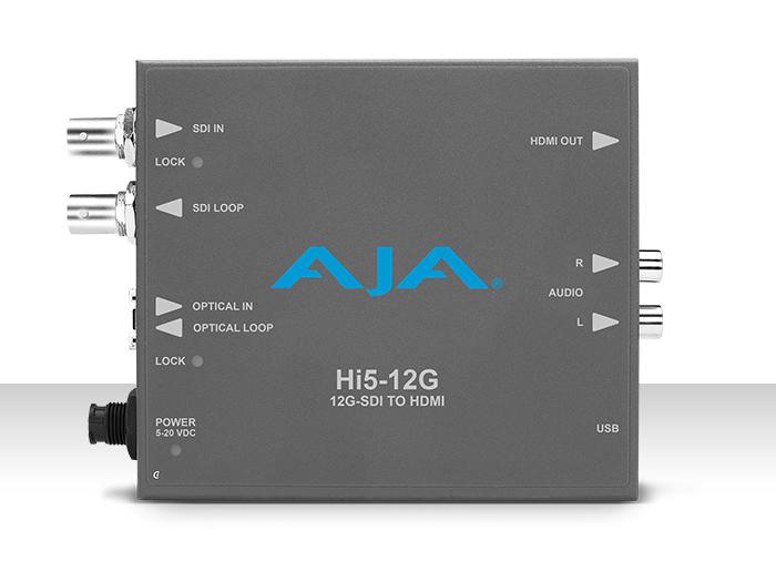 Hi5-12G 12G-SDI to HDMI 2.0 Converter by AJA