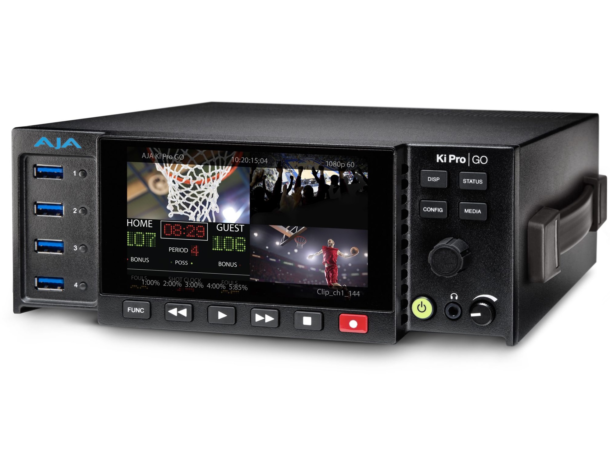 Ki Pro GO Multi-Channel HD H.264 USB 3.0 Recorder and Player by AJA