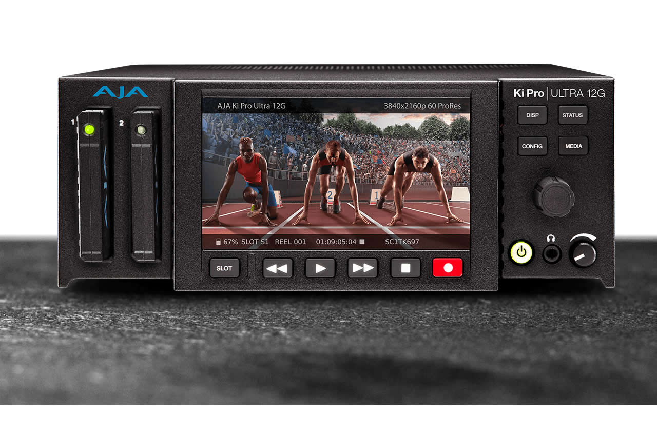 AJA Ki Pro Ultra 12G/12G-SDI/HDMI/4K/UHD/HD Recorder
