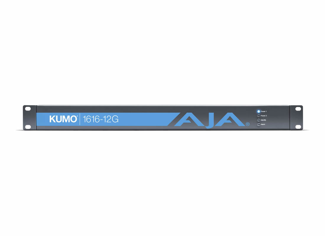 KUMO-1616-12G Compact 12G-SDI Router (1 RU) by AJA