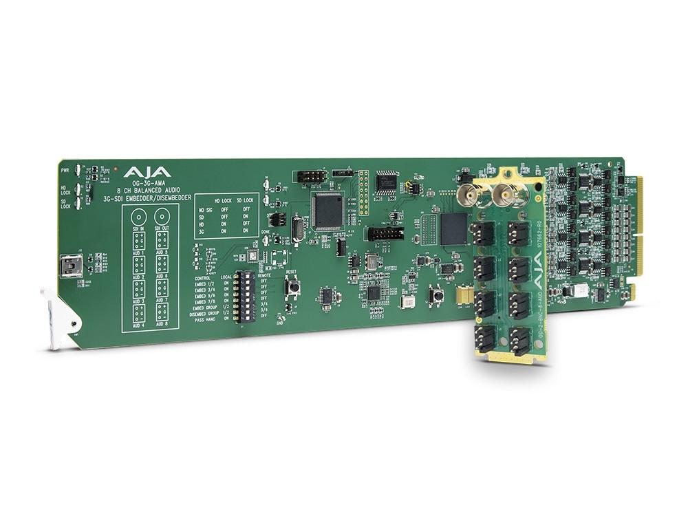 OG-3G-AMA openGear 3G-SDI Analog Audio Embedder/Disembedder with DashBoard Support by AJA